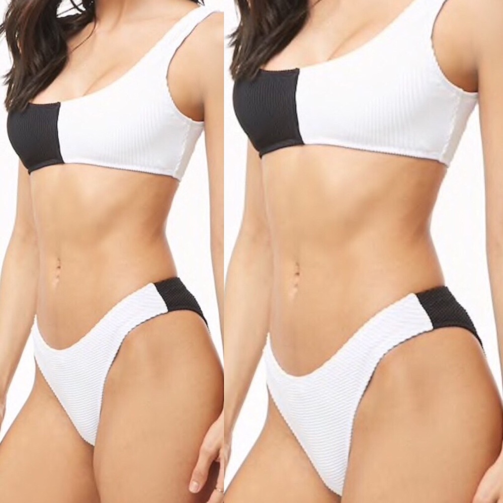 Brand new colour block bikini